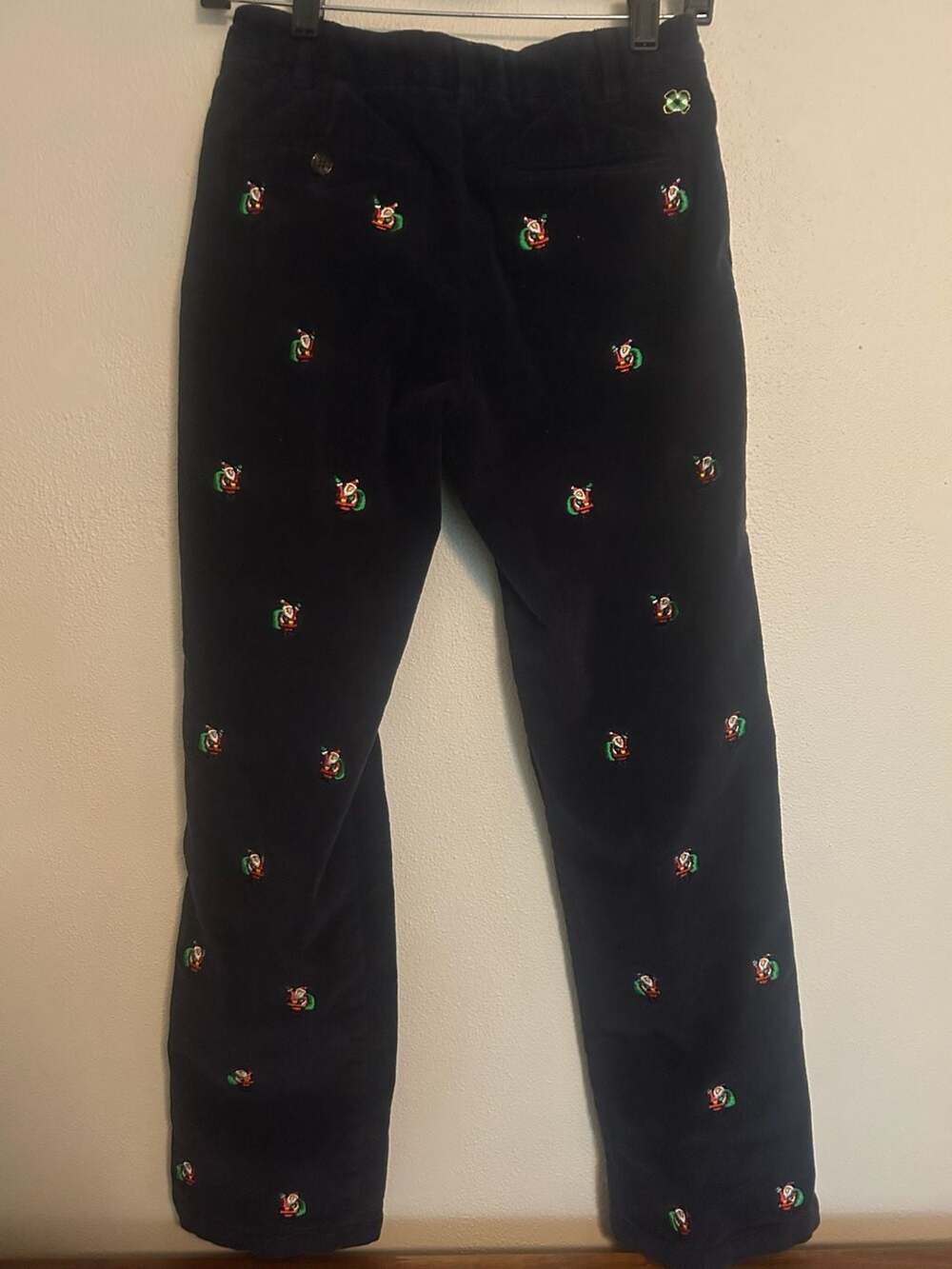 Castaway Beachcomber Corduroy Santa Pants Size 14 Navy Christmas - Picture 3 of 7